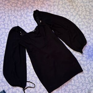 Lulu's Chic Black Long Sleeve Dress